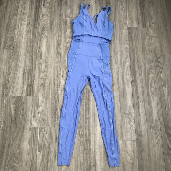 Nike Yoga Dri Fit Infinalon One Piece Cut Out Legging Womens M - Picture 1 of 8
